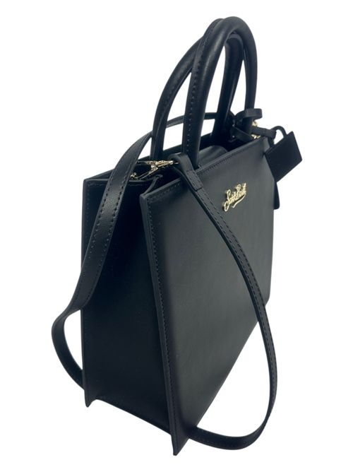 borsa donna shop bag midi in pelle nero MC2 Saint Barth | SHOP BAG MIDI-LEATHER00